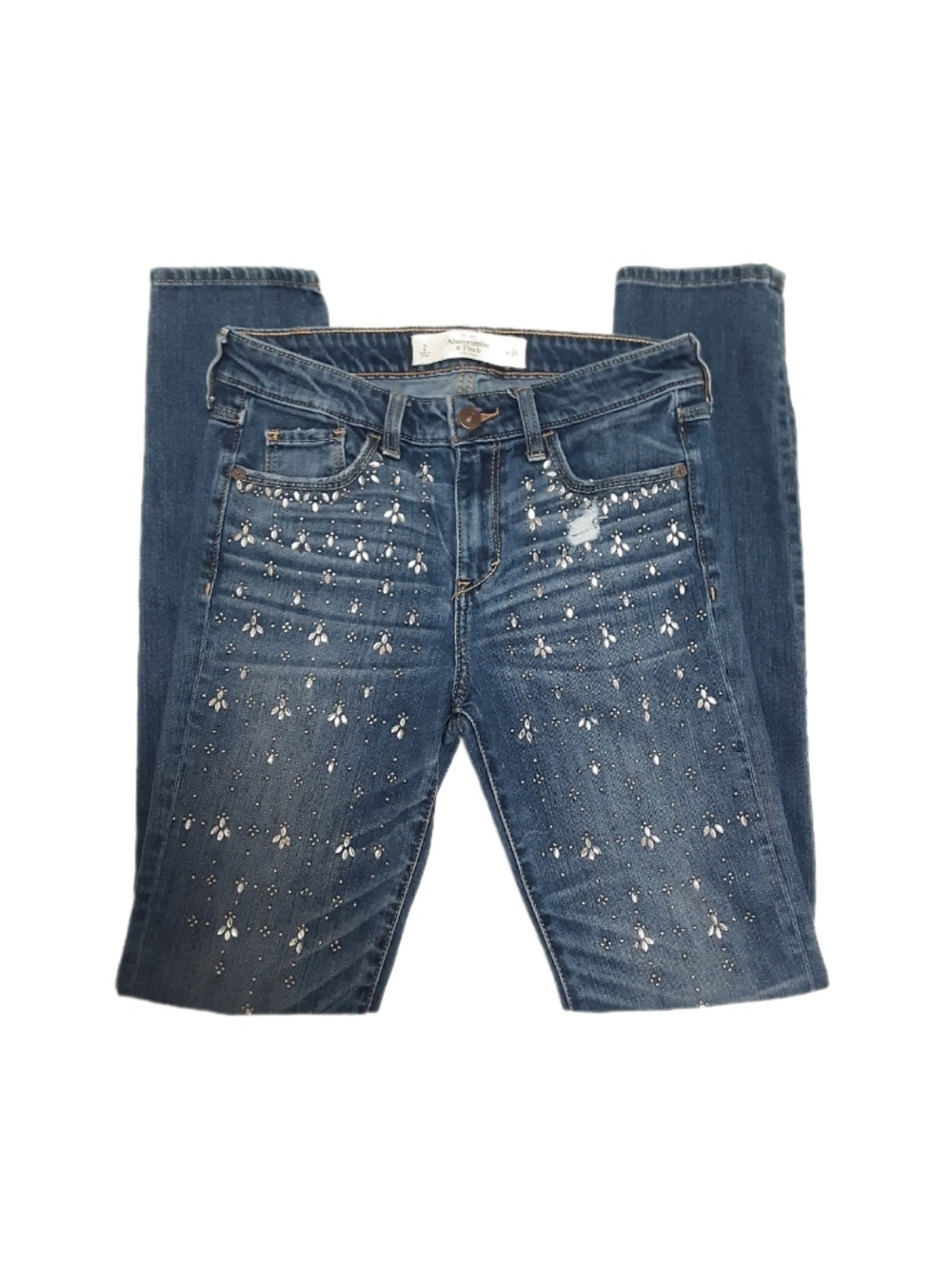 Abercrombie & Fitch Distressed Skinny Jeans Womens Size 2